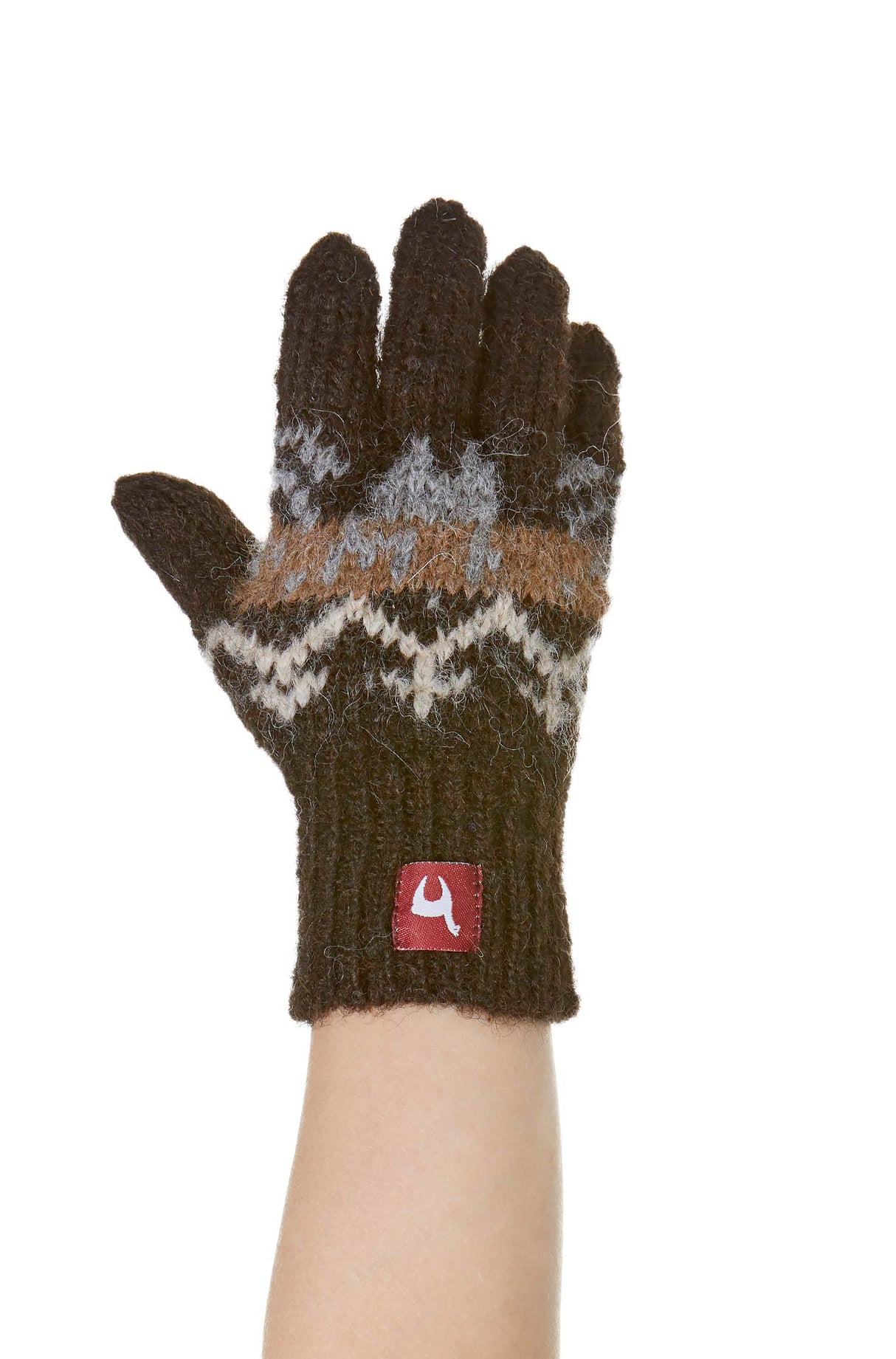 Fingerhandschuhe Kinder NATURA aus 100% Alpaka Superfine schwarz