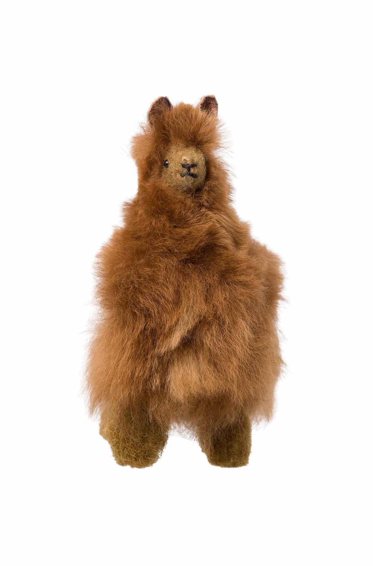 KUSCHELIGES FELLTIER (10cm) aus 100% Alpaka Fell