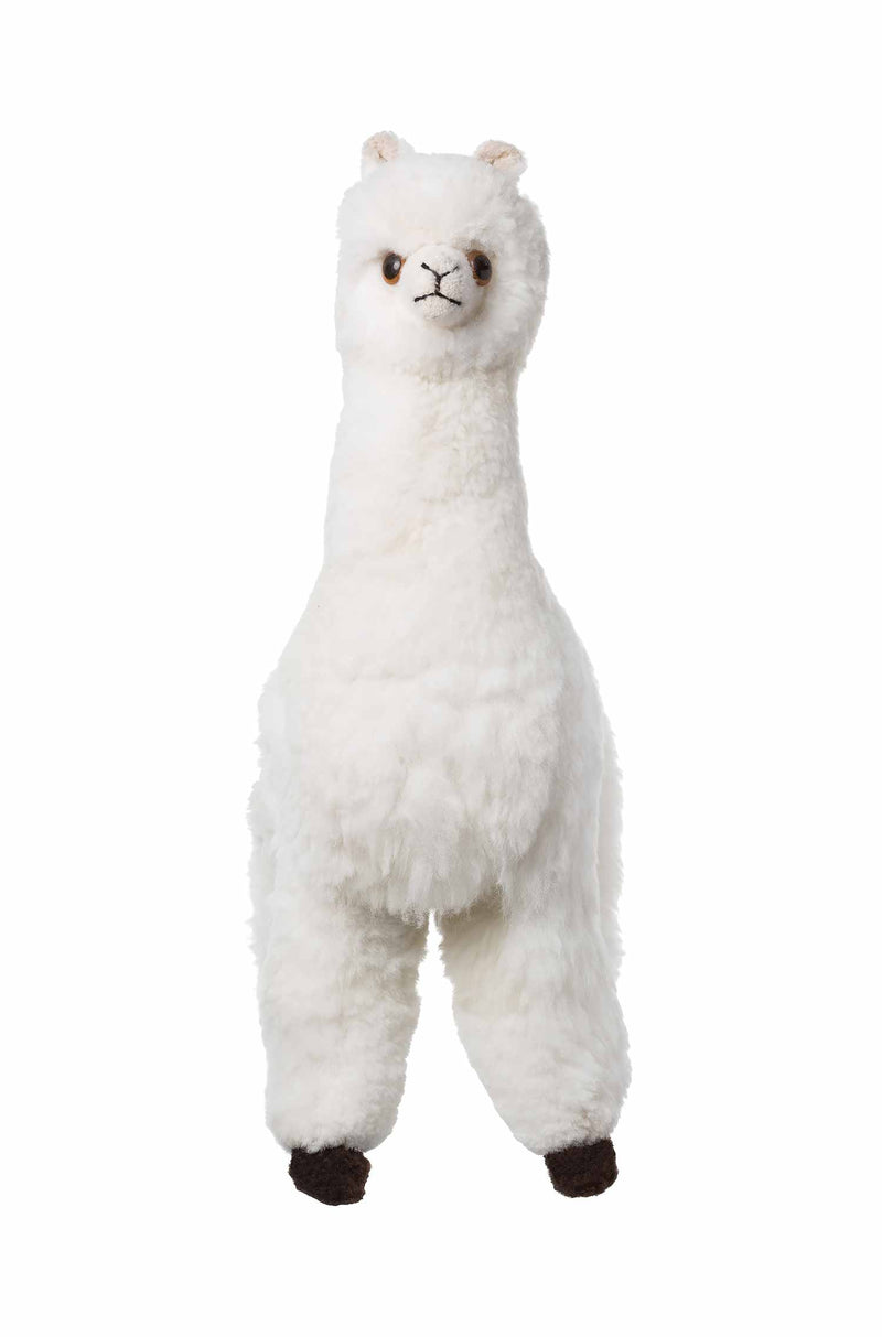 Alpaka Fell Kuscheltier (70cm) weiss 70 cm