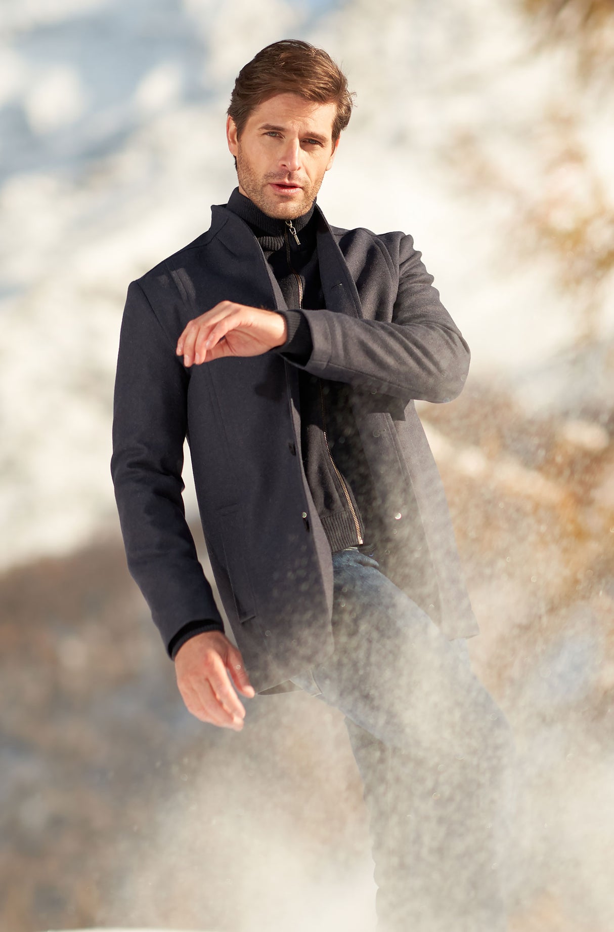 Mantel Herren PABLO mit 45% Alpaka