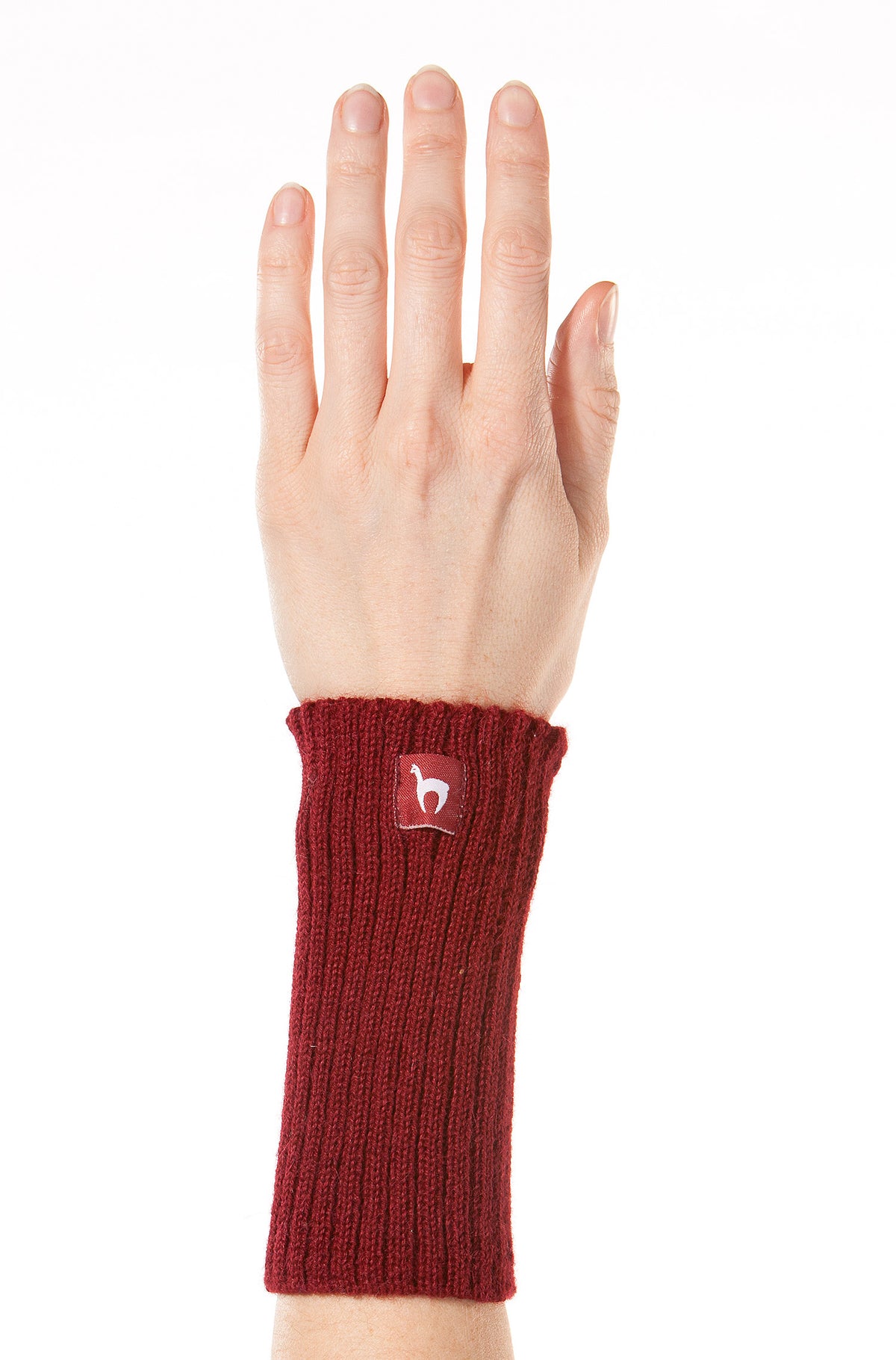 Alpaka Pulswärmer RIPP - 100% Alpaka rot one-size