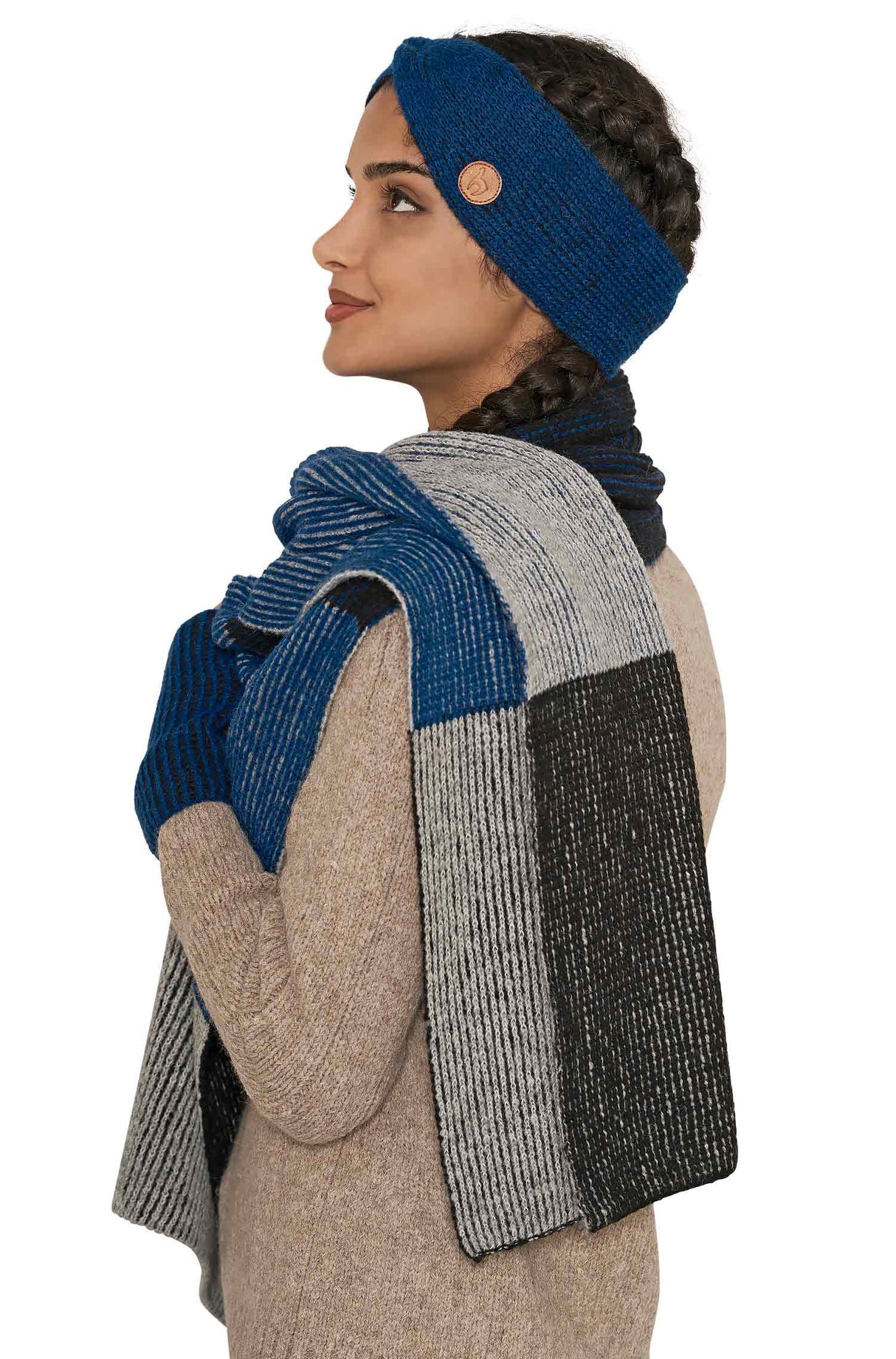 Schal MARINO mit 36% Alpaka und Merino