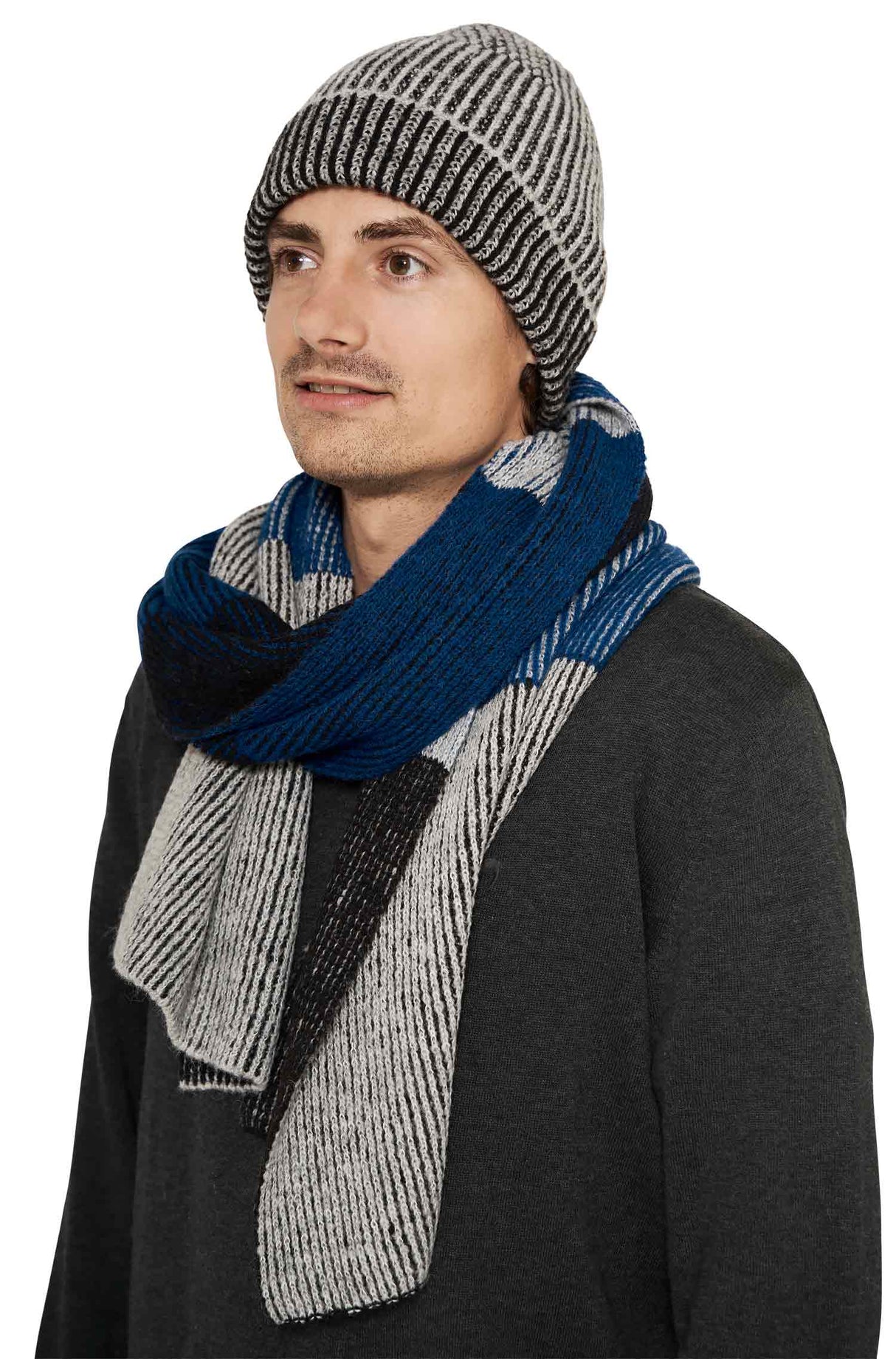 Schal MARINO mit 36% Alpaka und Merino