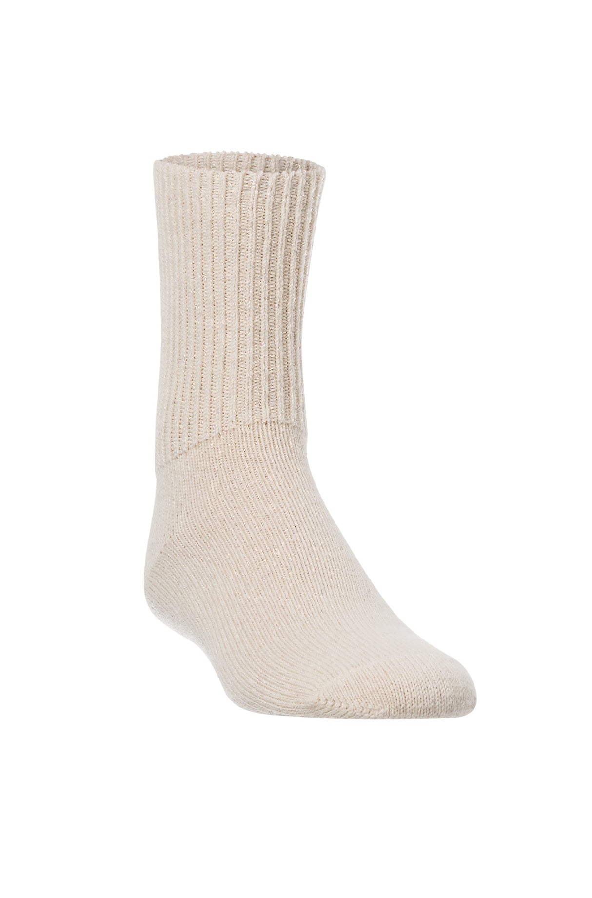 Alpaka Socken Kinder (Gr. 30-35) - 60% Alpaka wollweiss
