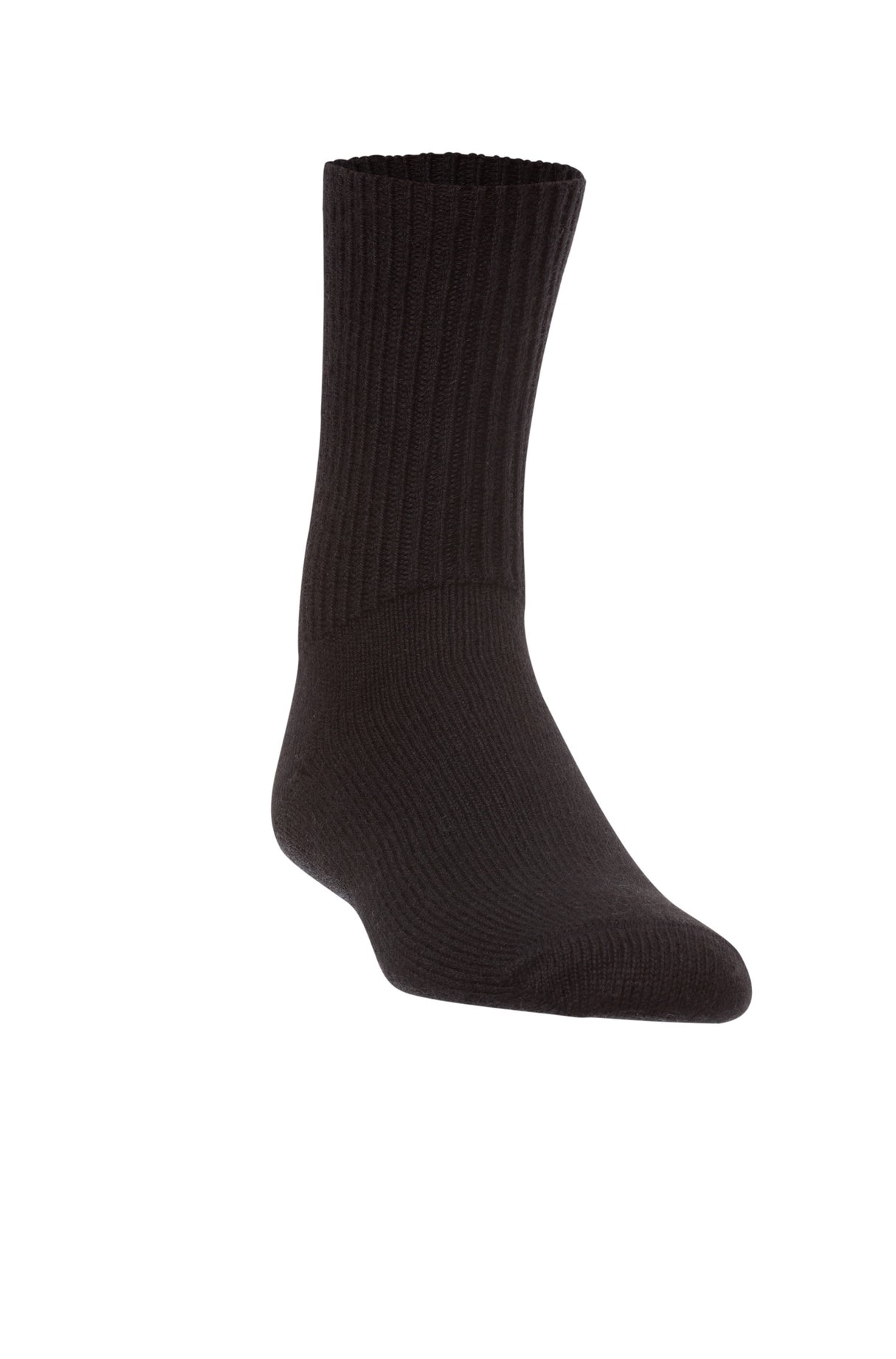 Alpaka Socken Kinder (Gr. 30-35) - 60% Alpaka schwarz