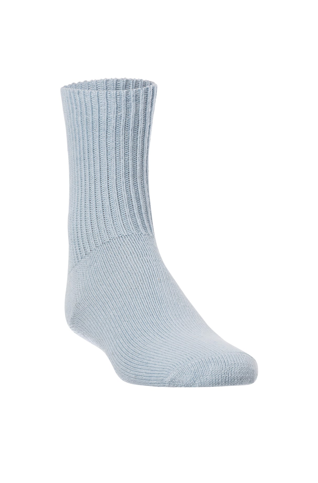 Alpaka Socken Kinder (Gr. 30-35) - 60% Alpaka babyblau