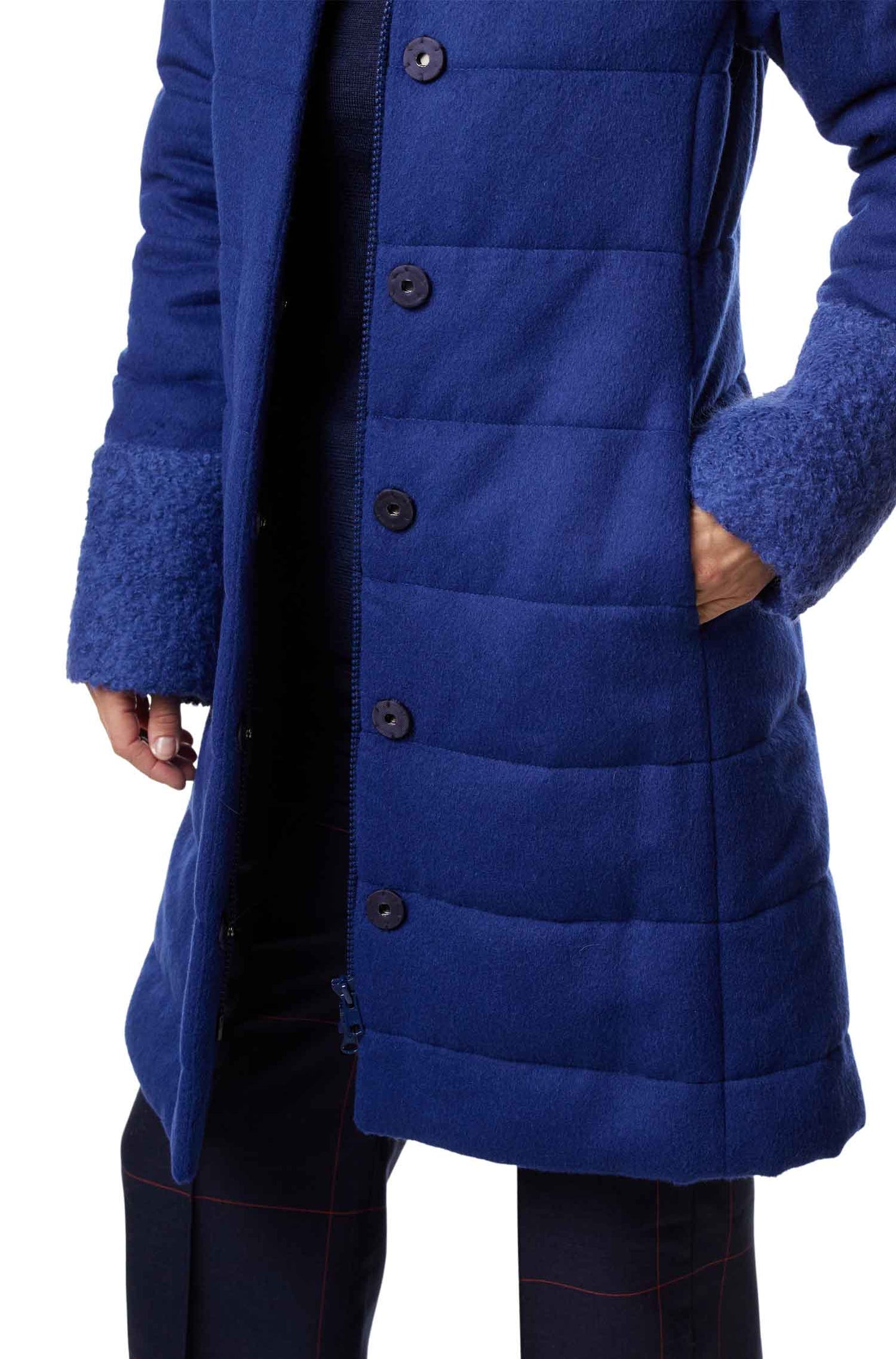 Alpaka Steppmantel SARAH - 67% Alpaka
