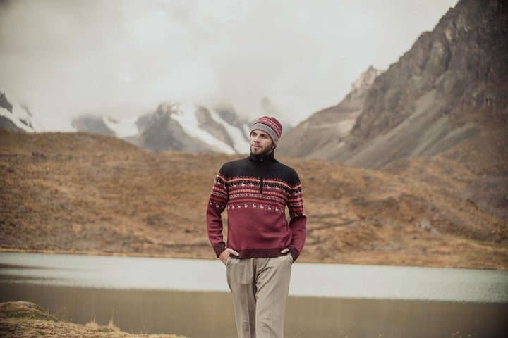 Alpaka Pullover Herren