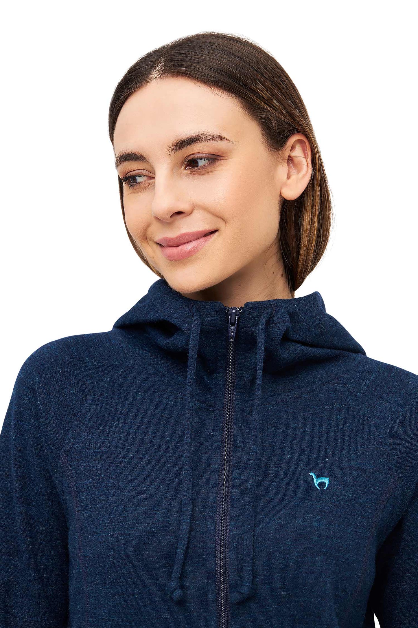 Alpaka Thermo Lounge-Hoodie ANDEN ACTIVE Damen - 60% Premium Alpaka