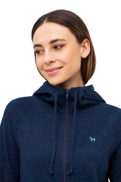 Alpaka Thermo Lounge-Hoodie ANDEN ACTIVE Damen - 60% Premium Alpaka