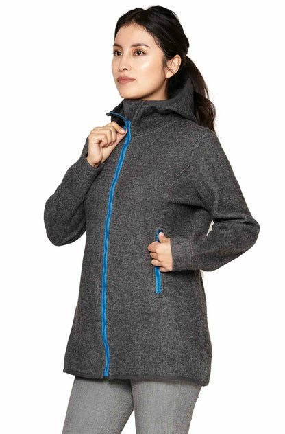 Alpaka Kapuzenjacke ALPACA SPORT Damen - 50% Alpaka