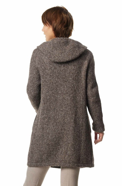 Long Cardigan ANNABELL mit Bio Baumwolle - ungefärbt