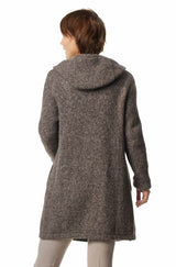 Long Cardigan ANNABELL mit Bio Baumwolle - ungefärbt