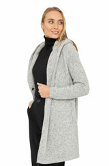 Long Cardigan ANNABELL mit Bio Baumwolle - ungefärbt von Apu Kuntur