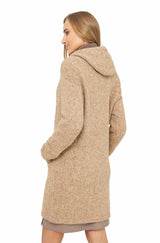 Long Cardigan ANNABELL mit Bio Baumwolle - ungefärbt von Apu Kuntur