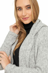 Long Cardigan ANNABELL mit Bio Baumwolle - ungefärbt von Apu Kuntur