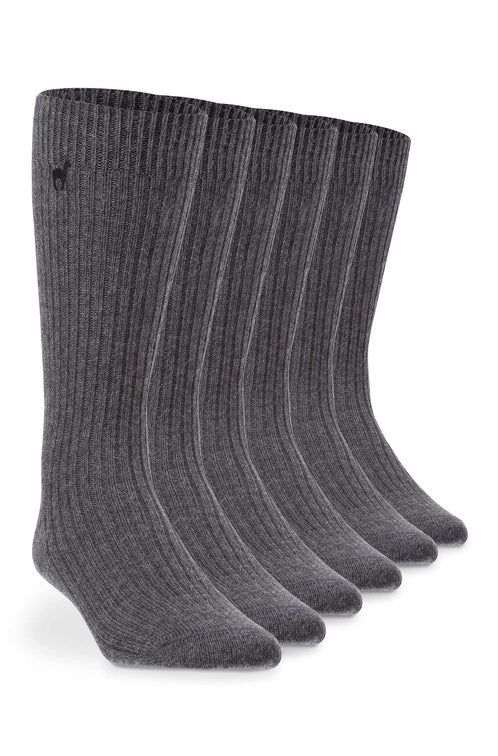 Socken PREMIUM - 70% Alpaka grau 6er-Pack