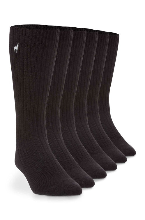 Socken PREMIUM - 70% Alpaka schwarz 6er-Pack