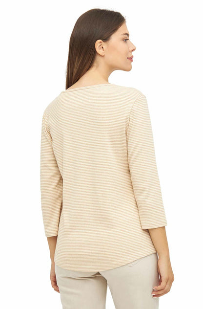 Damen Shirt NATIVO mit 3/4 Arm - Nativo- und Pima-Baumwolle
