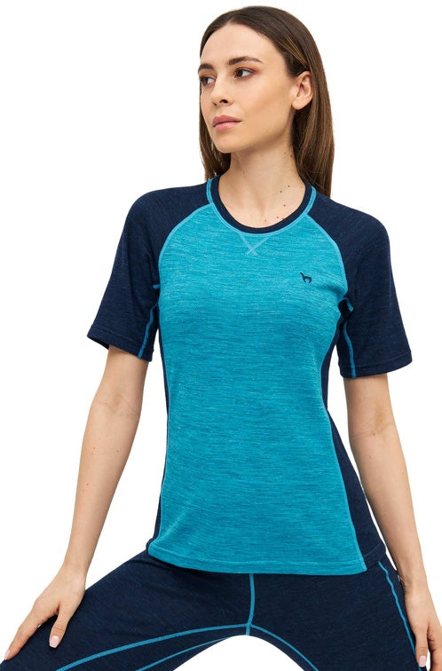 Alpaka Thermo-Shirt ANDEN ACTIVE Damen - 60% Premium Alpaka