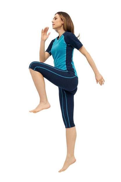 Alpaka 3/4 Thermo-Hose ANDEN ACTIVE Damen - 60% Premium Alpaka