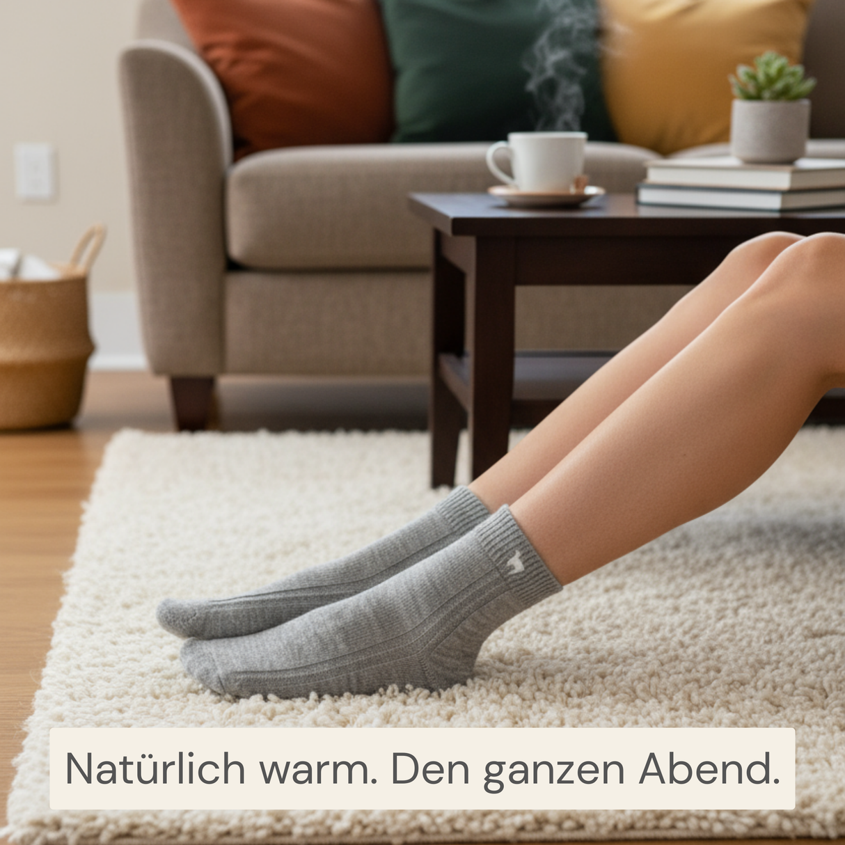 Alpaka WOHLFÜHLSOCKEN - 52% Alpaka