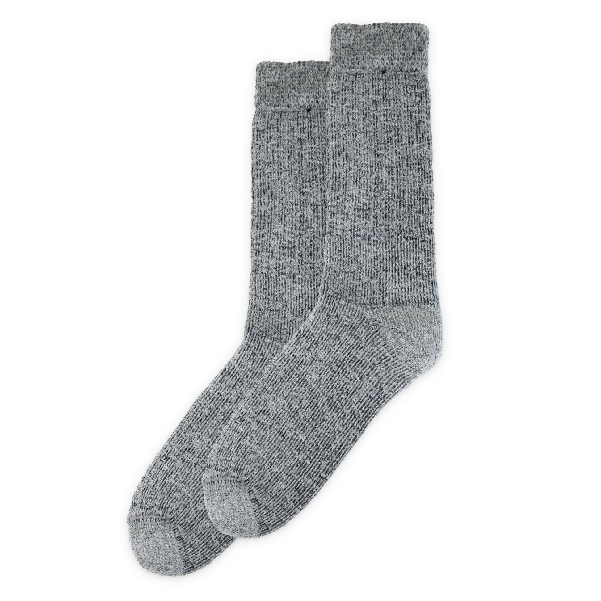 Socken DICK GESTRICKT - 41% Alpaka (ab Gr. 43) grau