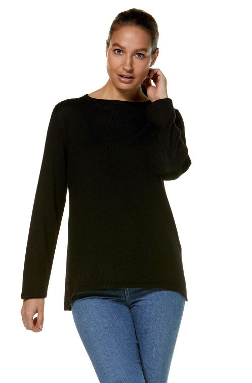 Pullover BASIC aus 100% Alpaka schwarz