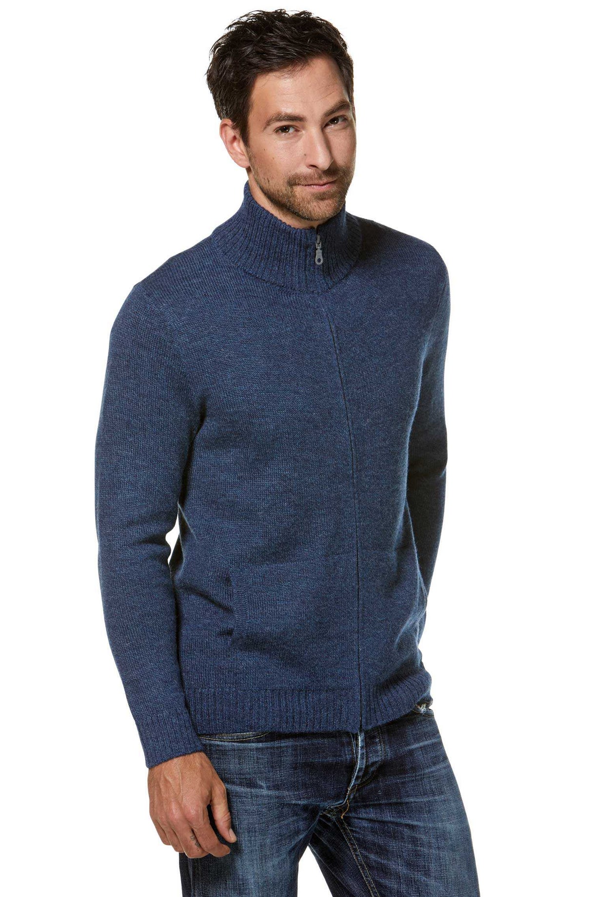 Strickjacke Herren RONALDO aus 100% Alpaka von Apu Kuntur