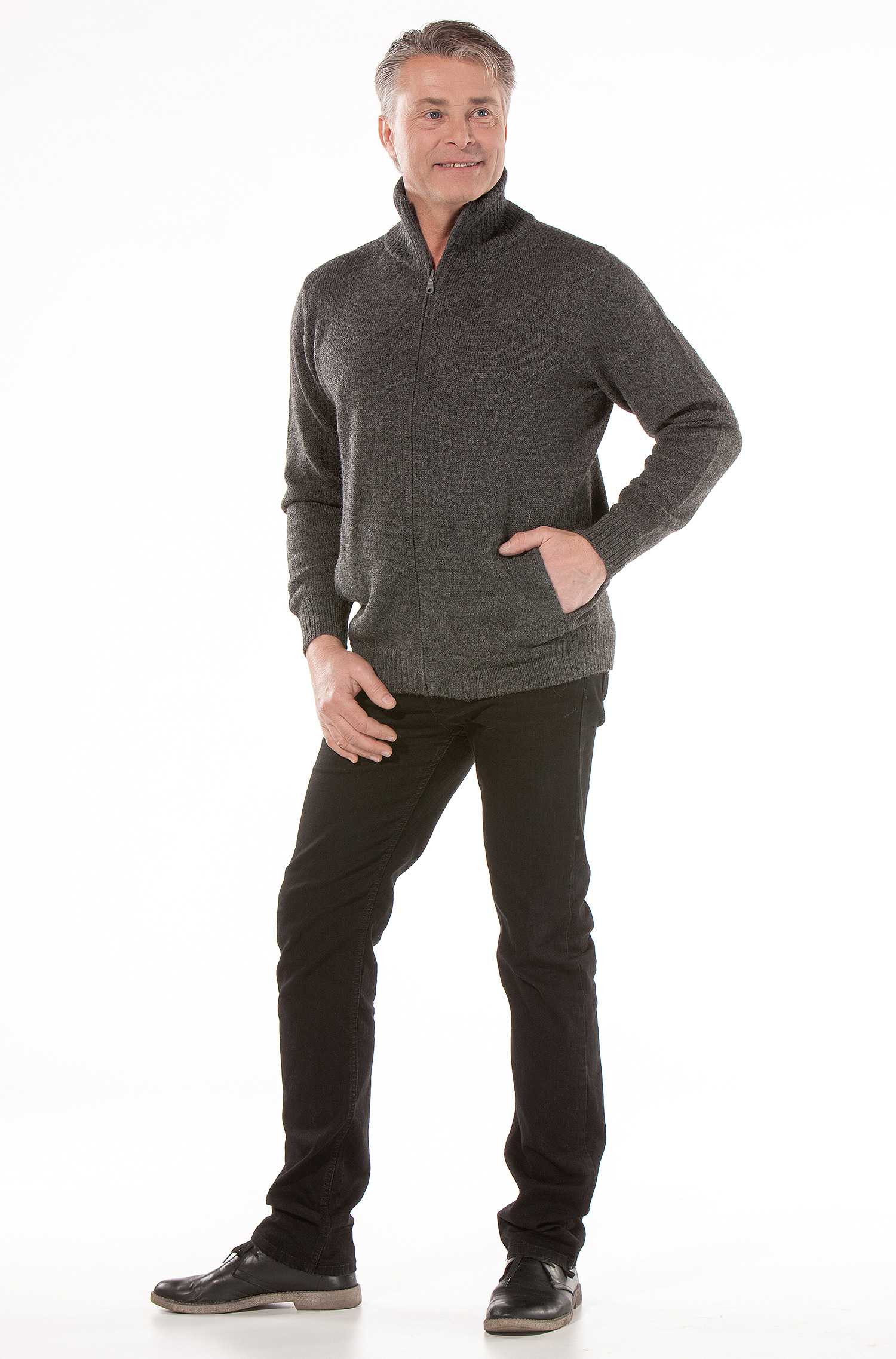 Alpaka Strickjacke RONALDO Herren