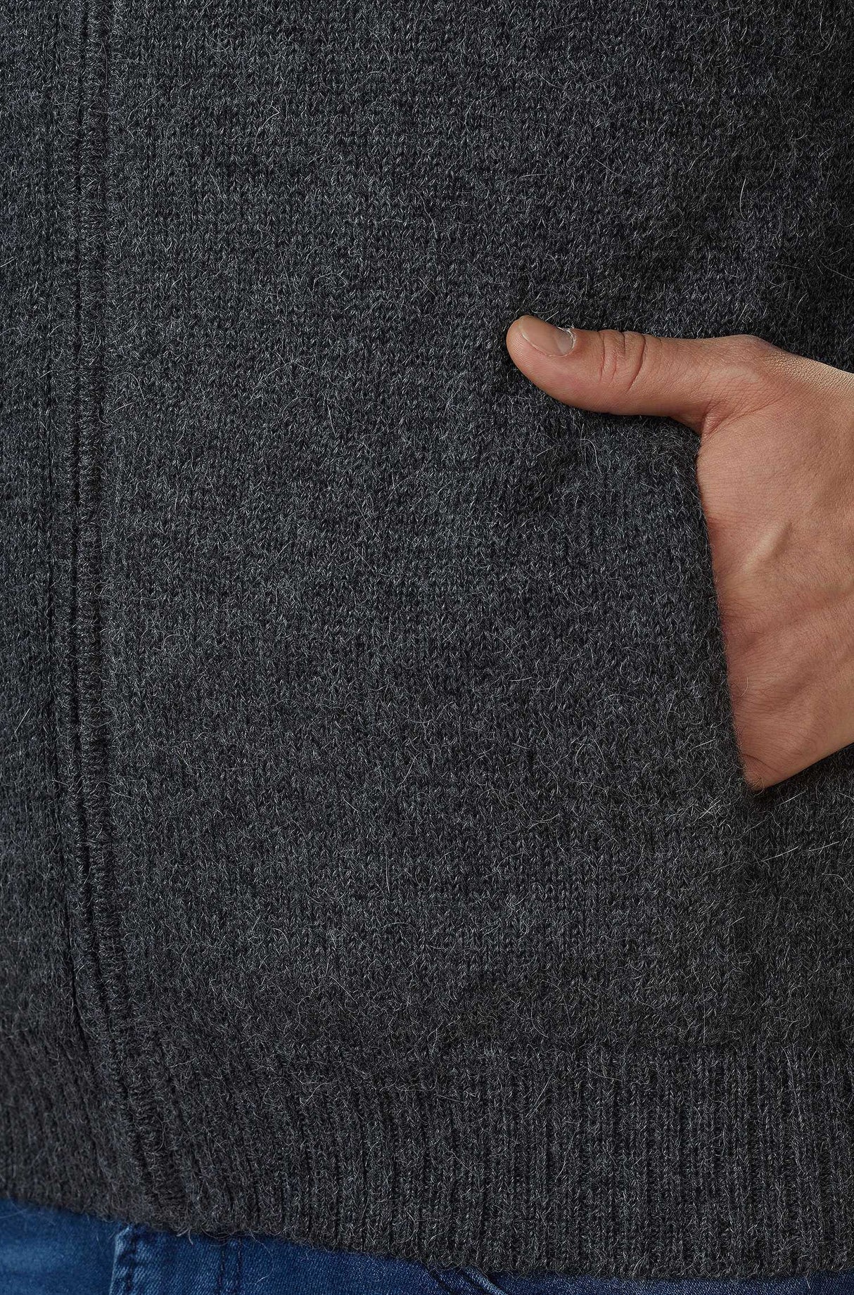 Strickjacke Herren RONALDO aus 100% Alpaka von Apu Kuntur