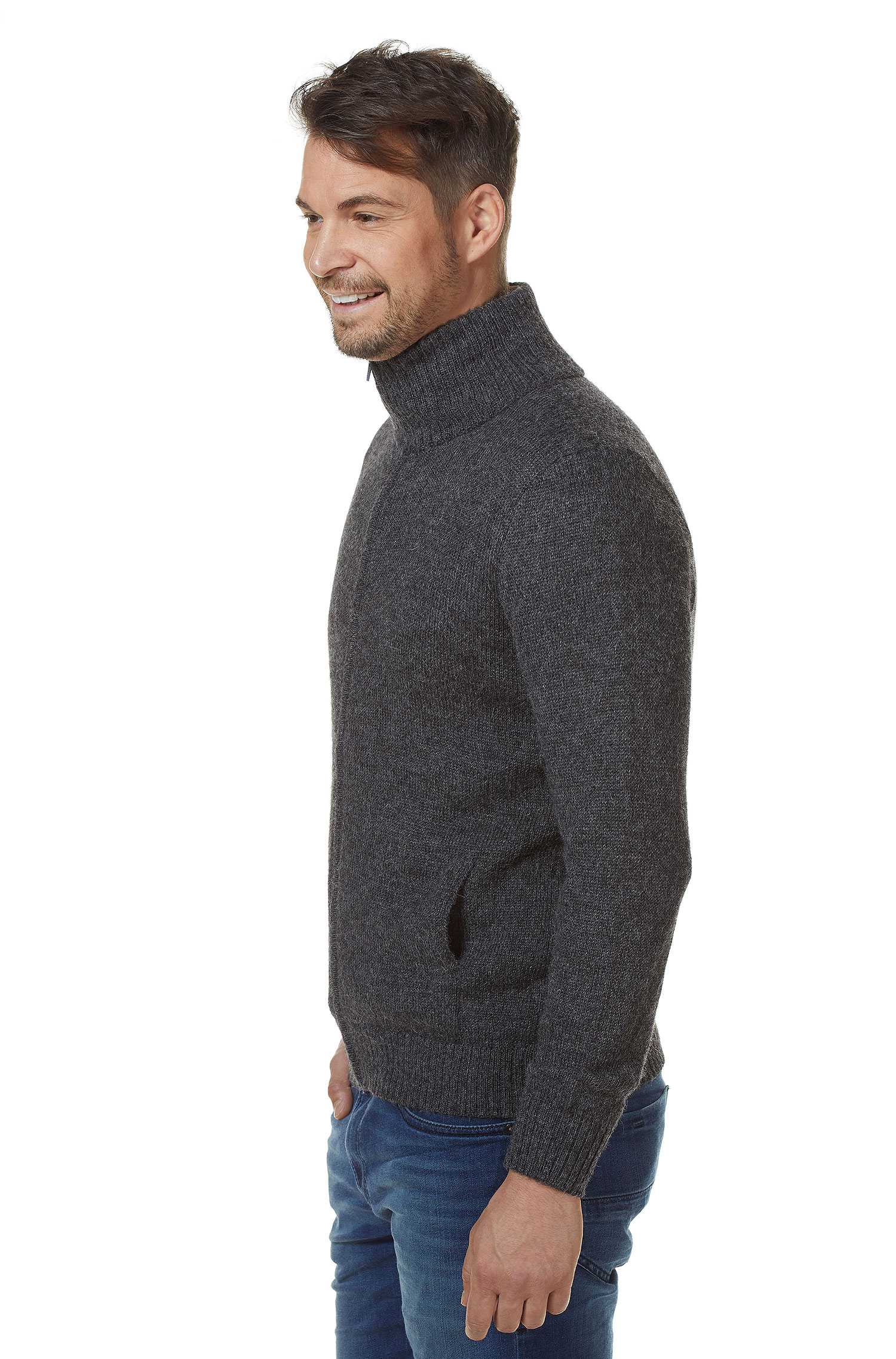 Alpaka Strickjacke RONALDO Herren