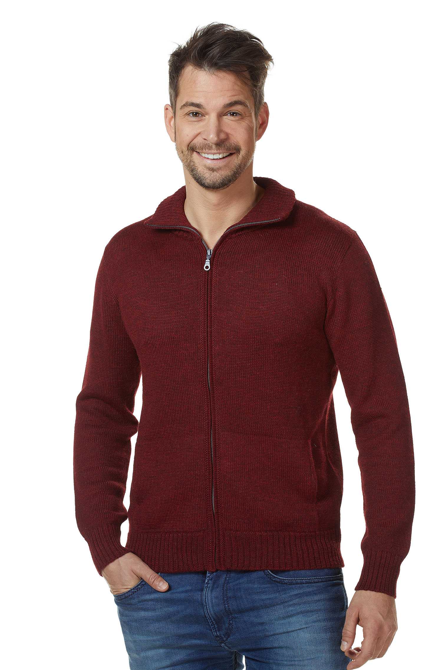 Alpaka Strickjacke RONALDO Herren