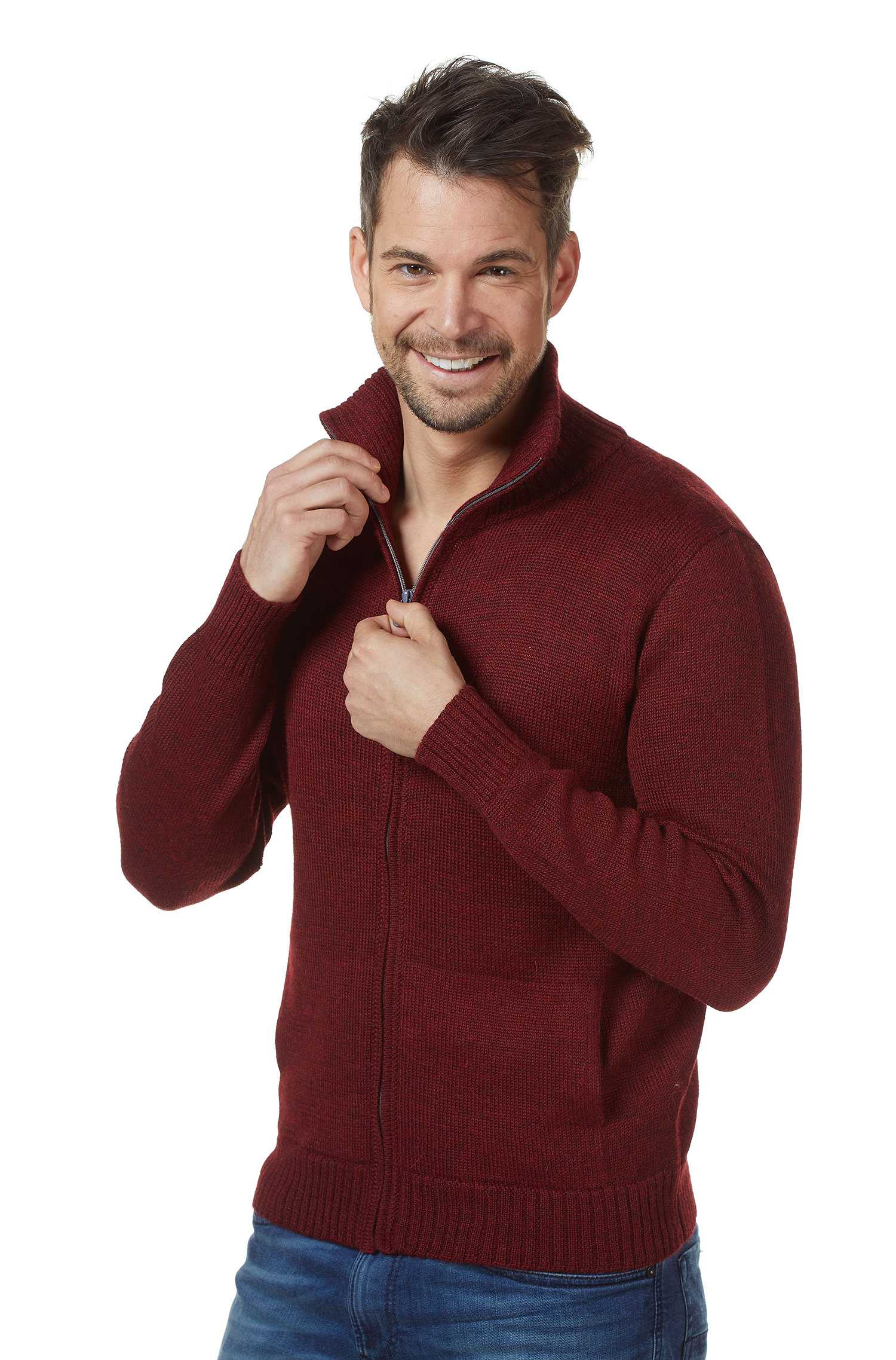 Alpaka Strickjacke RONALDO Herren