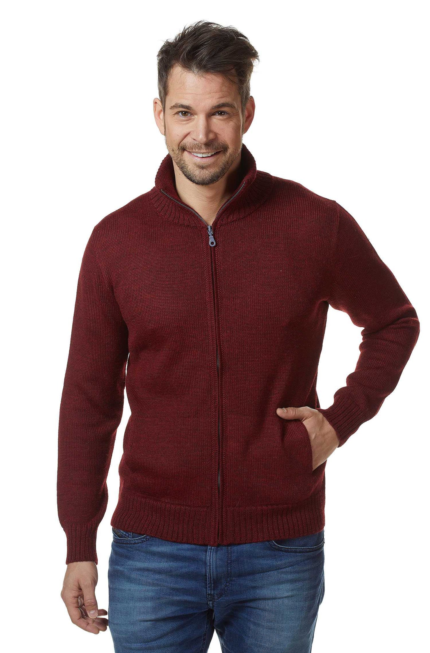 Alpaka Strickjacke RONALDO Herren