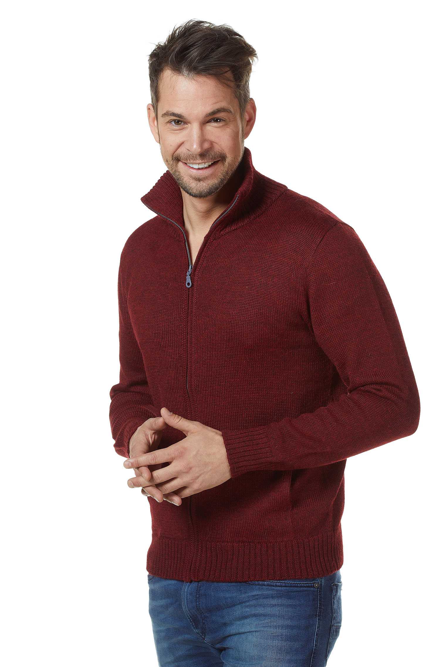 Alpaka Strickjacke RONALDO Herren