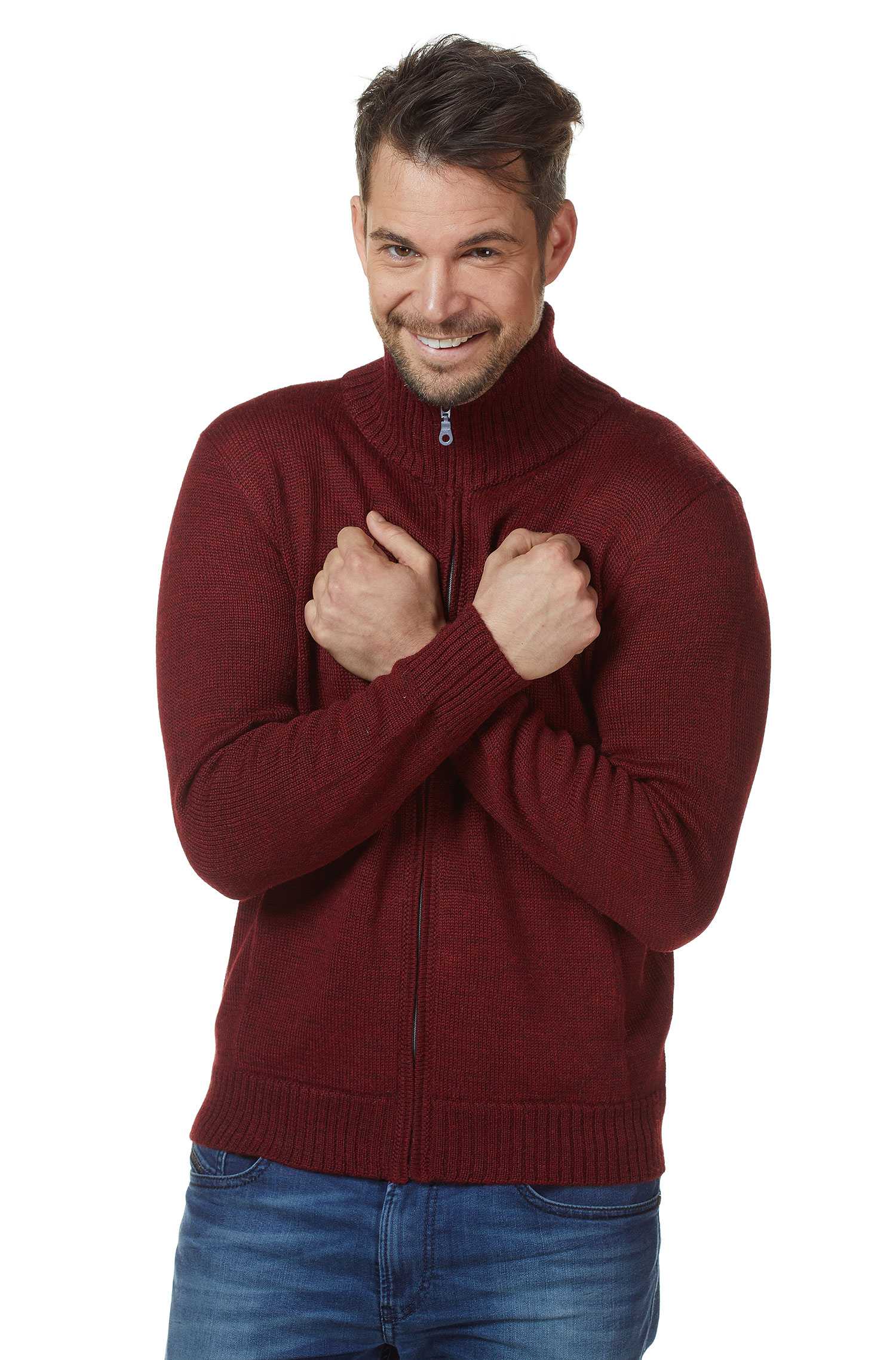Alpaka Strickjacke RONALDO Herren