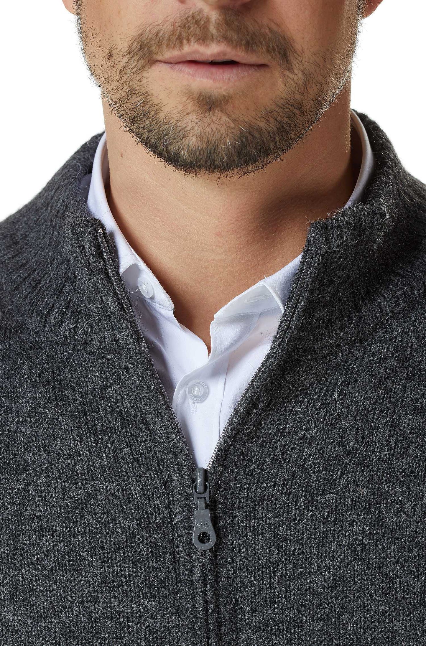 Alpaka Strickjacke BEAU Herren