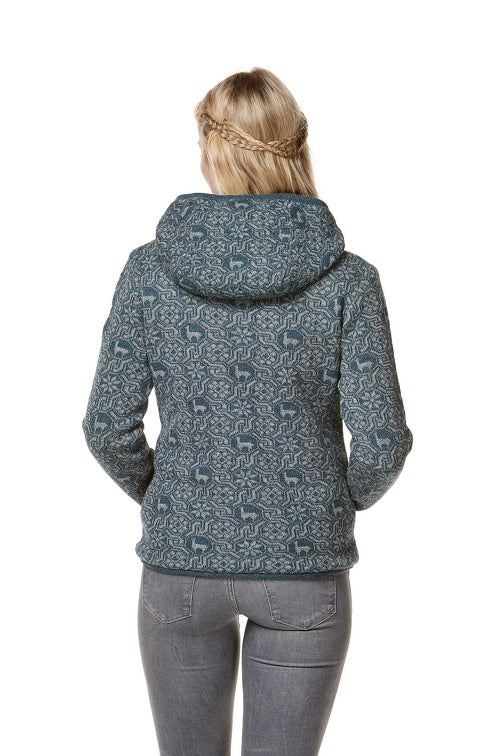 Alpaka Strickjacke HUASCARAN aus 100% Alpaka