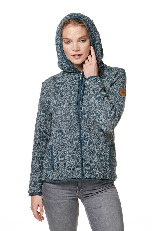 Alpaka Strickjacke HUASCARAN aus 100% Alpaka