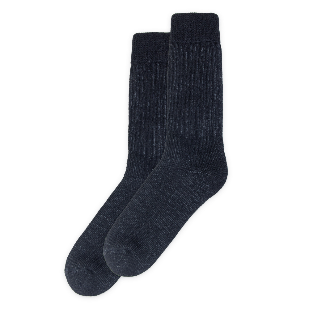 Socken DICK GESTRICKT - 41% Alpaka (ab Gr. 43) schwarz