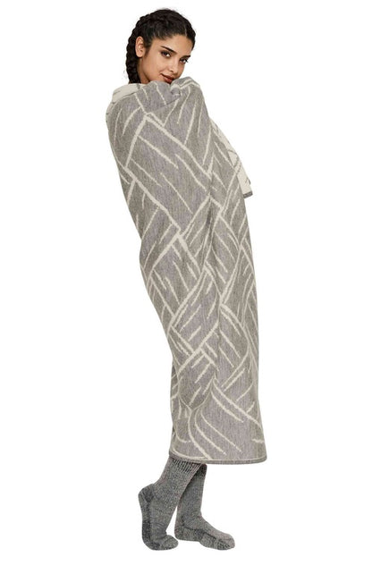 Alpaka Wolldecke JACQUARD