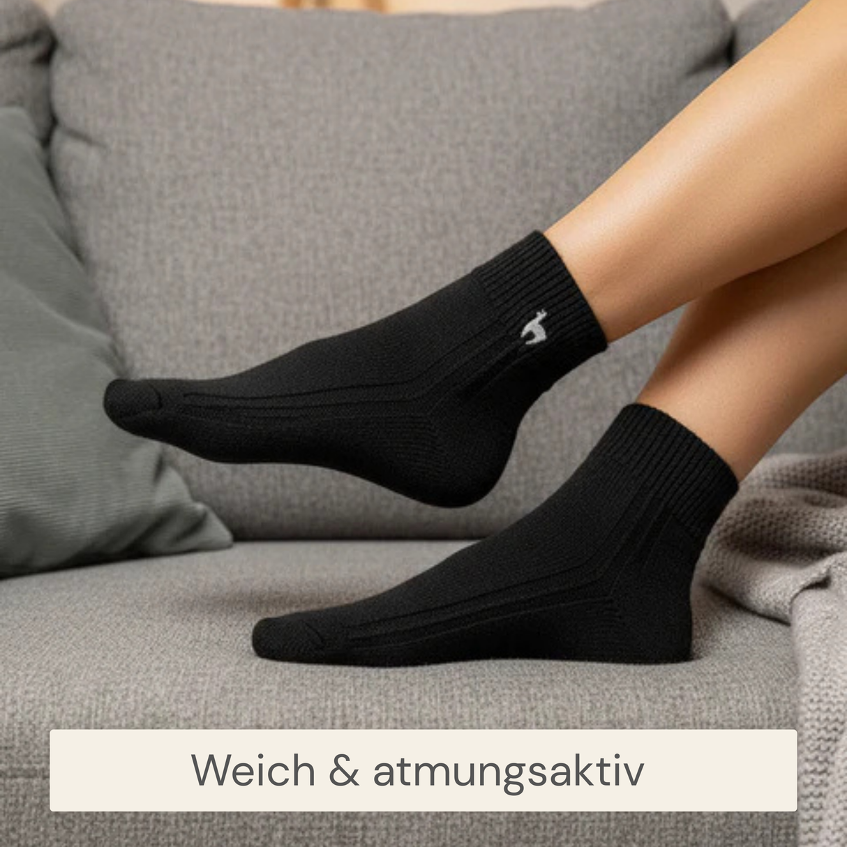Alpaka WOHLFÜHLSOCKEN - 52% Alpaka