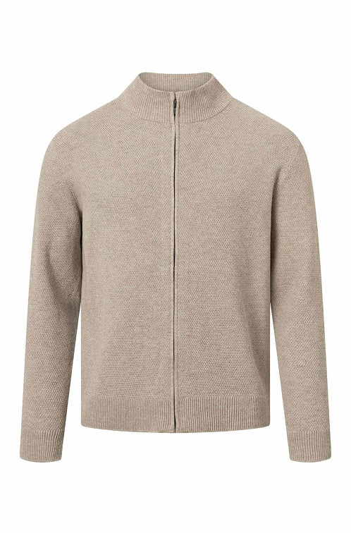 Pima-Baumwolle Strickjacke ALAYO Herren - 30% Baby-Alpaka