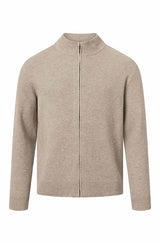 Strickjacke ALAYO mit Zipper mit 30% Alpaka von Alpaka Store Deutschland