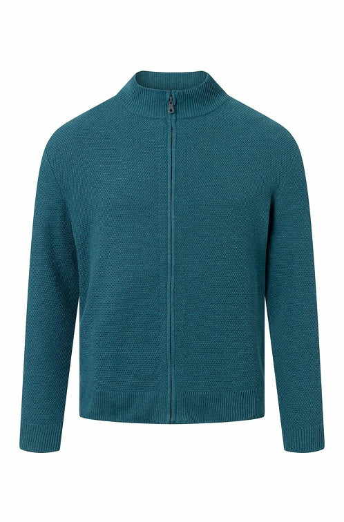 Pima-Baumwolle Strickjacke ALAYO Herren - 30% Baby-Alpaka