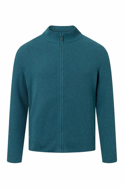 Pima-Baumwolle Strickjacke ALAYO Herren - 30% Baby-Alpaka