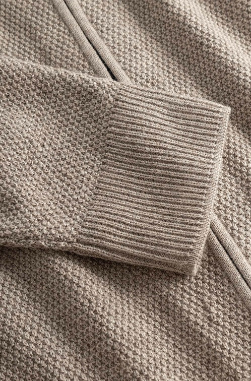 Pima-Baumwolle Strickjacke ALAYO Herren - 30% Baby-Alpaka