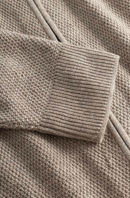Pima-Baumwolle Strickjacke ALAYO Herren - 30% Baby-Alpaka
