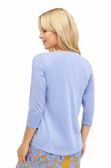 T-Shirt mit 3/4 Arm aus 100% Bio-Pima-Baumwolle von Alpaka Store Deutschland